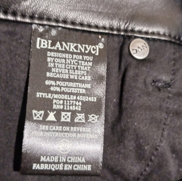 BLANK NYC Faux Leather Ankle Pants Need You Tonight - Picture 8 of 9
